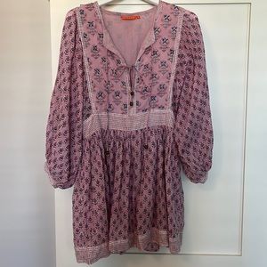 Oliphant front bubble sleeve dress
